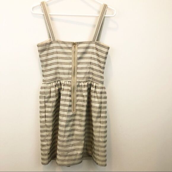 Rachel Roy Striped Metallic Mini Dress Size 4 - Picture 7 of 8
